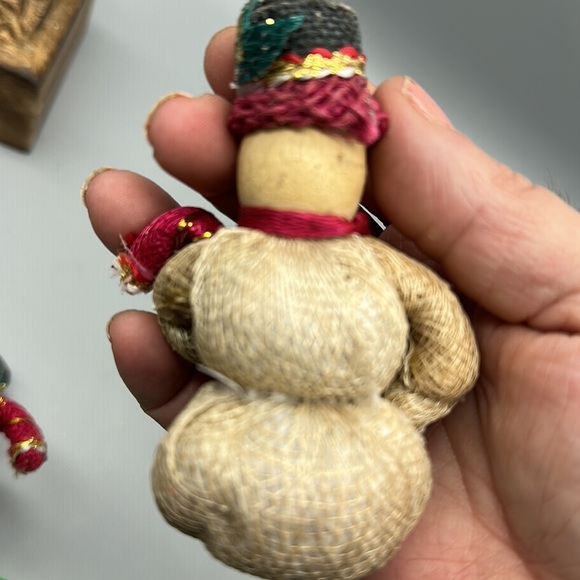 Vintage snowman family ornaments - Picture 8 of 13